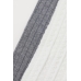Колготки (2шт) H&M 62 68см, белый, серый (67830)