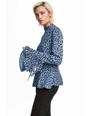 Блуза H&M 38, блакитний (37568)