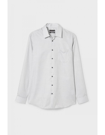 Рубашка C&A XL, бело черный узор (63559)