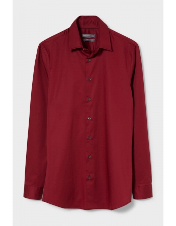 Рубашка C&A S, бордовый (63554)