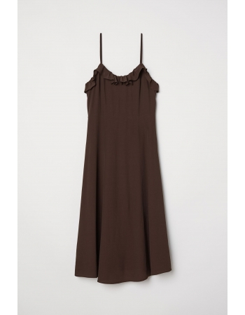 Платье H&M 32, коричневый (66371)