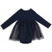 Платье H&M 74см, темно синий блеск (38162)