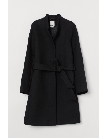 Пальто H&M 34, черный (45117)