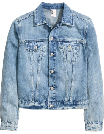 Куртка джинсова H&M 152см, блакитний (31228)