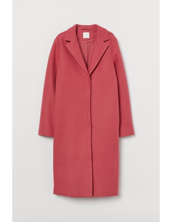 Пальто H&M 36, рожевий (44806)