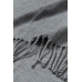 Шарф H&M 180x50см, серый меланж (60747)