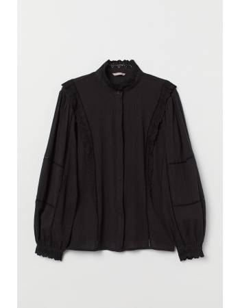 Блуза H&M 52, черный (45972)