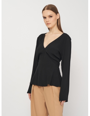 Блуза H&M 46, чорний (57491)