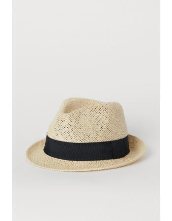 Шляпа H&M S/54, бежевый (49720)