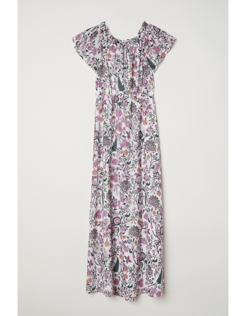 Платье H&M 40, белый цветы (43437)