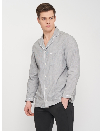 Рубашка для сна H&M M, серый (63045)