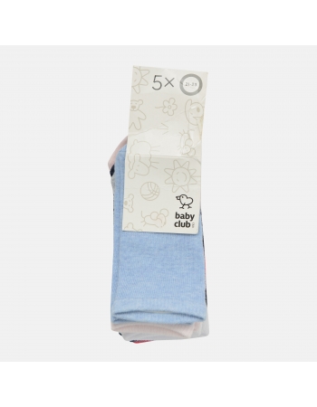 Шкарпетки (5 пар) C&A 18 20, різнобарвний (54613)