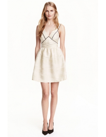 Платье H&M 44, молочный (2119)