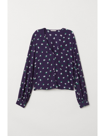 Блуза H&M 34, фиолетовый (36339)