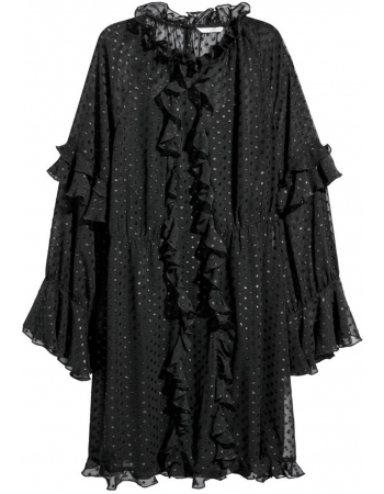 Платье H&M 32, черный блеск (36950)
