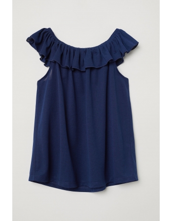 Блуза H&M 146 152см, темно синій (46769)