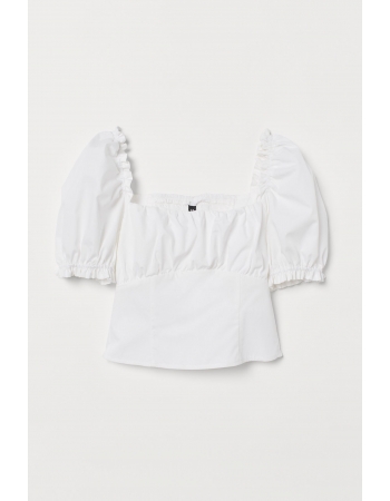 Блуза H&M 34, белый (51129)