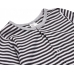 Пижама H&M 92см, бело серый полоска (42424)