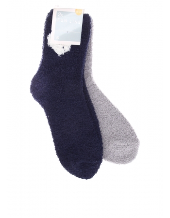 Шкарпетки (2 пари) C & amp; A 35 38, синій, сірий (47539)