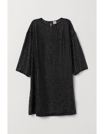 Платье H&M 32, черный (63283)
