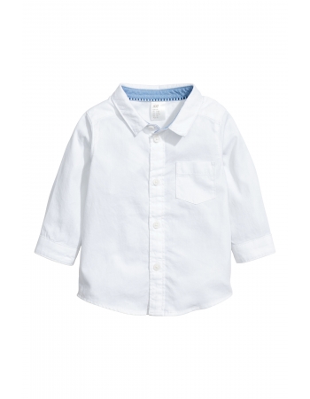 Рубашка H&M 92см, белый (27577)