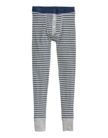 Штани для сну H&M XL, сіро синій смужка (15880)