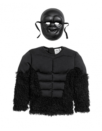 Карнавальний костюм Горілли H&M 122 128см, чорний (32570)