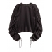 Блуза H&M 32, черно бежевый (38992)