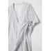 Блуза для вагітних H&M M, білий смужка (38972)