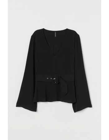 Блуза H&M 38, чорний (51517)