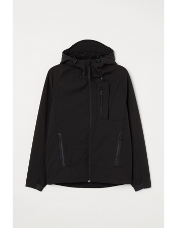 Спортивна куртка H&M XXL, чорний (53018)