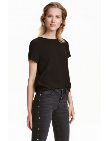 Блуза H&M 36, черный (36134)