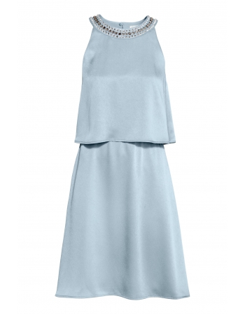 Платье для кормящих H&M M, голубой (65898)