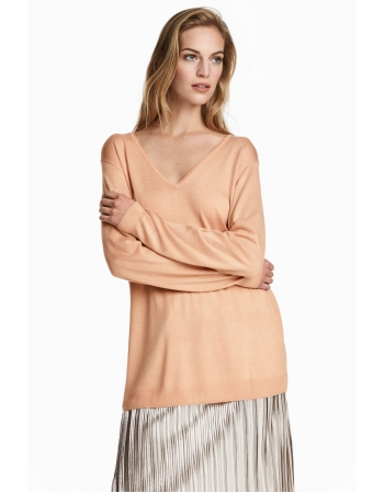 Пуловер H&M M, бежевый (37919)