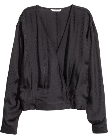 Блуза H&M 36, чорний (37922)