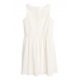 Платье H&M 158см, белый (15479)