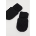 Комплект (шапка, рукавички) H&M 74 80см, чорний (45642)