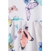 Платье H&M 134 140см, белый бабочки (39873)