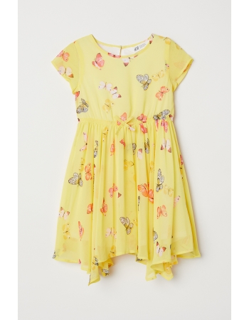 Платье H&M 104см, желтый бабочки (19829)
