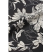Юбка H&M 34, черный цветы (54958)