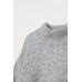 Джемпер H&M S, светло серый меланж (44705)