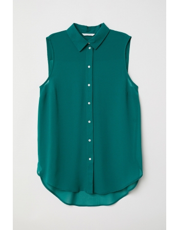 Блуза H&M 36, зеленый (37688)