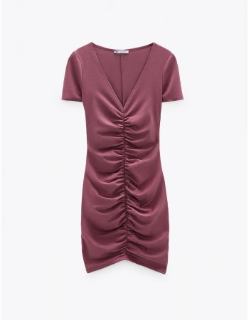 Платье Zara L, пудровый (65162)