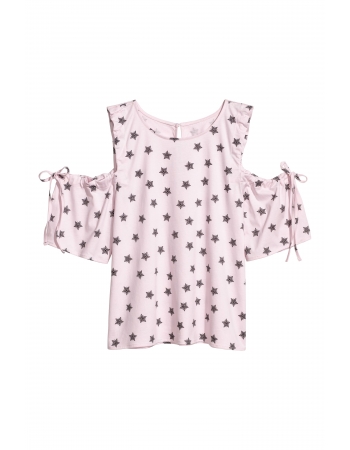 Блуза H&M S, светло розовый (37944)