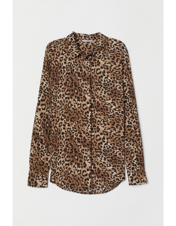 Блуза H&M 34, леопардовый (37718)