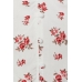 Блуза H&M 32, белый цветы (37947)