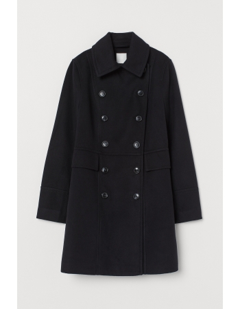 Пальто H&M 44, черный (44020)