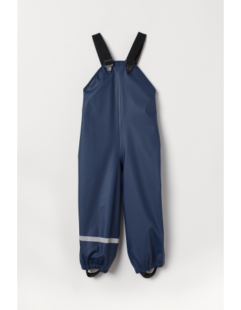 Водовідштовхувальні штани з підтяжками H&M 98 104см, темно синій (31426)