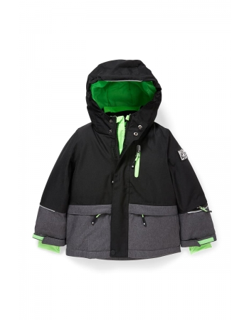 Куртка лыжная C&A 98см, черно салатовый (71956)