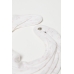 Косынка H&M One Size, белый сердечки (40514)